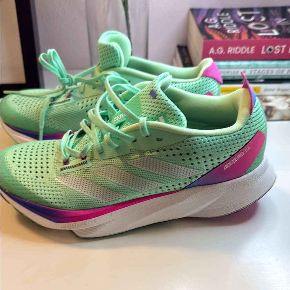 Adidas Women's Mint and Pink Athletic Shoes